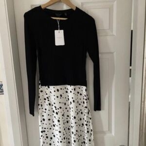 Laiyah Layered-Look Polka Dot Dress, Ted Baker